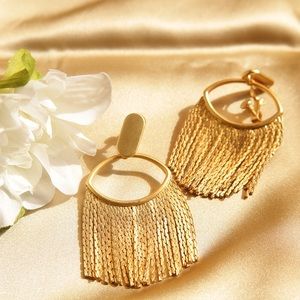 French Tassel Drop Earrings